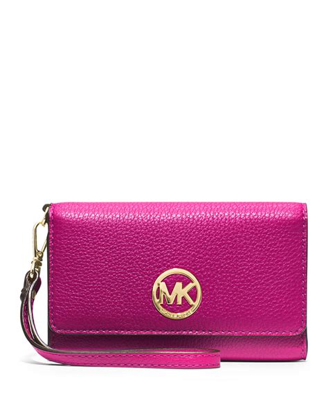 michael michael kors fulton large multifunction wristlet|MICHAEL Michael Kors Fulton Large Multi Funt Wristlet Clutch .